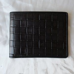 NWT Vintage Bosca Black Wallet